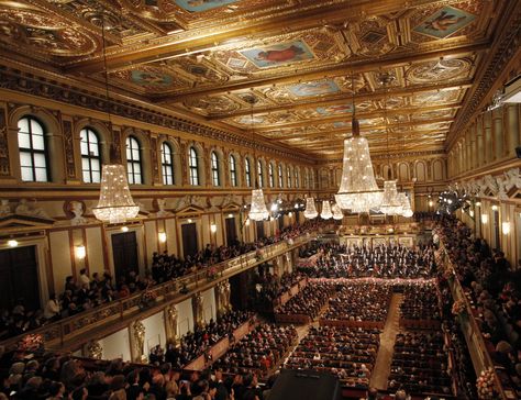 Musikverein, Vienna Concert Hall Aesthetic, Musikverein Vienna, Interrail Europe, Fav Aesthetic, Culture Center, High School Survival, Italian Lakes, Concert Aesthetic, Concert Venue