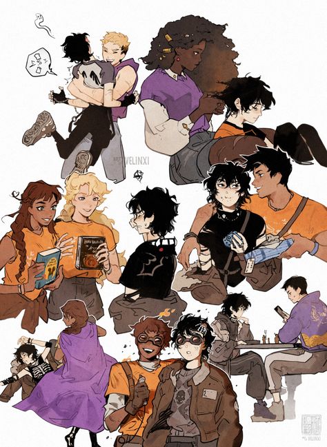 Percy Jackson Comics, Zio Rick, Rick Riordan Series, Jason Grace, Percy Jackson Fan Art, Percy Jackson Characters, Percy Jackson Memes, Leo Valdez, Percy Jackson Art