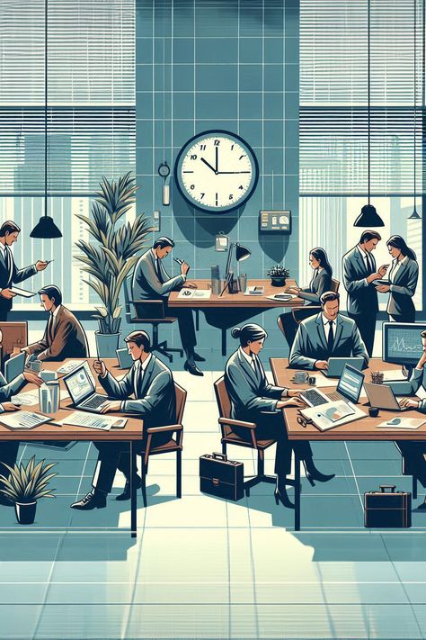 Illustration of people working in an office in a brutalism style  #illistration #brutalismstyle #webdesign #graphicdesign #wprime #wprimewebagency Human Resources Management Pictures, People Working In Office, Hr Policies, Respect Pictures, Factory Illustration, Professional Ppt, Office Illustration, Working In Office, Economics Project