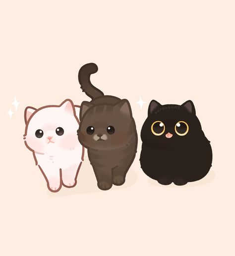 bib 🐥🖍 comm waitlist open! on Twitter: "… " Kawaii Cat Drawing, Chat Kawaii, Kitten Drawing, Chibi Cat, Cat Kawaii, Cute Cat Drawing, Cat Doodle, Inspiration Painting, Cute Kawaii Animals