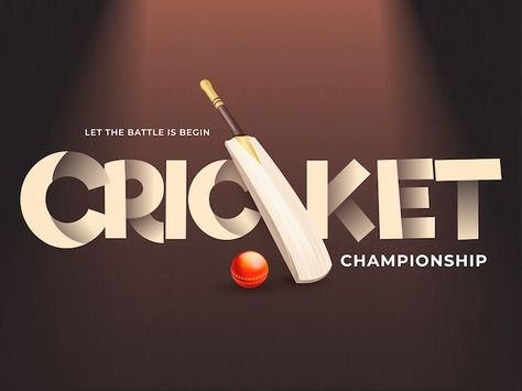 Download this Premium Vector about Cricket Championship Concept., and discover more than 15 Million Professional Graphic Resources on Freepik Cricket Banners Ideas, Cricket Banner Background Hd, Youtube Banner Cricket, Cricket Designs Ideas, Cricket Tournament Logo, Cricket Logo Creative, Cricket Poster Creative, Yogi Aditya Nath Images, Cricket Banner