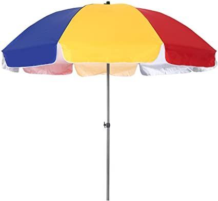 NWB Patio Umbrella Outdoor Sunbrella Garden Parasol, Steel, with 3 Ribs, UV Protection, with Storage Bag, Garden Umbrella for Pool Backyard Patio (Size : 2.2m/7.2ft) Balcony Umbrella, Portable Garden, Beach Patio, Umbrella Outdoor, Market Table, Garden Parasol, Shade Umbrellas, Garden Umbrella, Garden Parasols