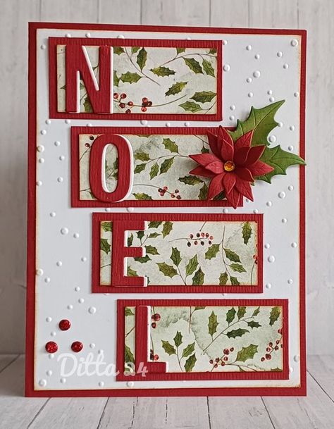 Sample Christmas Cards, Handcrafted Christmas Cards, Poinsettia Cards, Stamped Christmas Cards, Fancy Fold Card Tutorials, Simple Christmas Cards, Daisy Cards, Hand Made Greeting Cards, Christmas Card Art