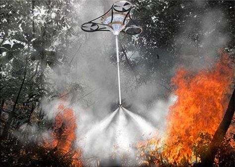 In 2013, I proposed using drones to extinguish future forest fires. Admittedly, both the idea and the technology were crude, and proposing an idea like this is not the same as implementing a solution. During the first few minutes, between the time when a fire first starts and when it reaches a point of being out of control, is a containment window where only a few gallons of water or a few pounds of fire retardant is necessary to put the evil genie back into its bottle. Drone Design, Gallon Of Water, The Rainforest, Weather Station, Water Resources, Forest Service, Amazon Rainforest, Forest Fire, Yanko Design