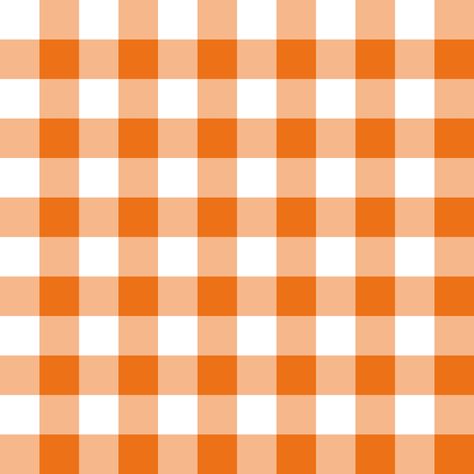 Orange Checkered Wallpaper, Orange And White Checkerboard, Orange Checkered Background, Red And White Gingham Background, Orange Geometric Background, Orange Gingham, Orange Square, Gingham Pattern, Stylist Tattoos