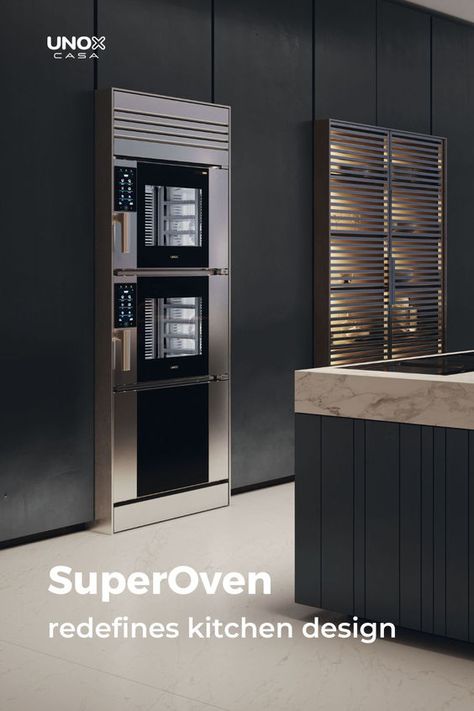 Unox Oven, High Tech Kitchen, Smart Oven, Contemporary Kitchen Design, Luxury Kitchens, Contemporary Kitchen, Luxury Furniture, Italian Design, High Tech