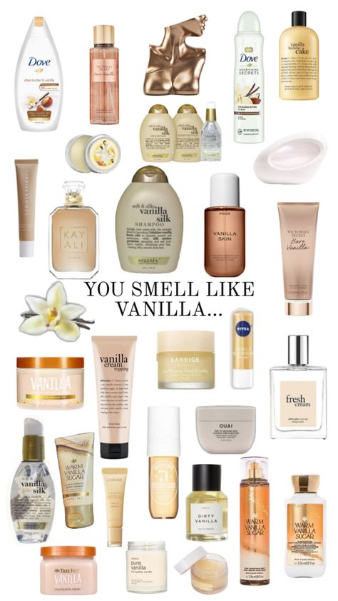 This making me feel broke #vanilla #vanillascent #ideas #perfume #smelllikevanilla #vanillagirl #smellgood Vanilla Smell Perfume, Best Affordable Vanilla Perfume, Vanilla Scent Products, Vanilla Scent Routine, Yummy Smelling Perfume, Vanilla Skin Perfume, Vanilla Girl Scents, Vanilla Combo Scent, Best Vanilla Scents