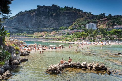 Sicily Vacation Planner: 7-Day Trip Itinerary & Travel Guide - Thrillist Beach Clubs, Pretty Beach, Vacation Planner, Best Beaches, Best Places To Travel, Travel Itinerary, Walking Tour, Italy Travel, Sicily