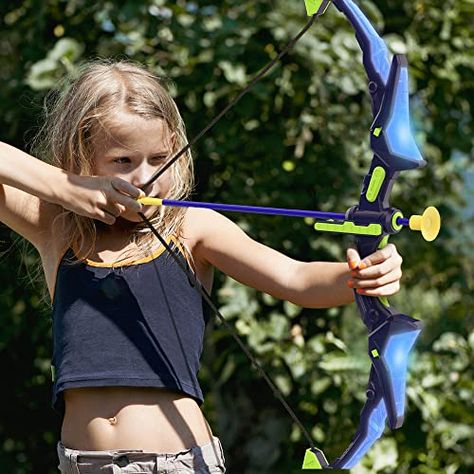 2 Pack Bow and Arrow Set for Kids, Light Up Archery Set with 14 Suction Cup Arrows, Archery Targets Outdoor Games for Kids Ages 4-8 8-12, Birthday Gifts Toys for 5 6 7 8 9 10 11 12 Year Old Boys Girls Arrows Archery, Archery Targets, Outdoor Toys For Boys, Best Outdoor Toys, Instant Print Camera, Bow And Arrow Set, Archery Set, 12 Birthday, Archery Target