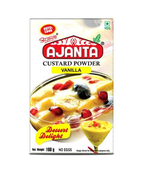 Ajanta Food Products is the best custard powder brand in India that offers ISI marked custard powders to enhance the overall taste of any creamy custard recipe. Seviyan Recipe, Isi Mark, Vanilla Desserts, Fruit Custard, Bread Pudding Easy, Bread Chocolate, Custard Sauce, Custard Recipe, Custard Pudding