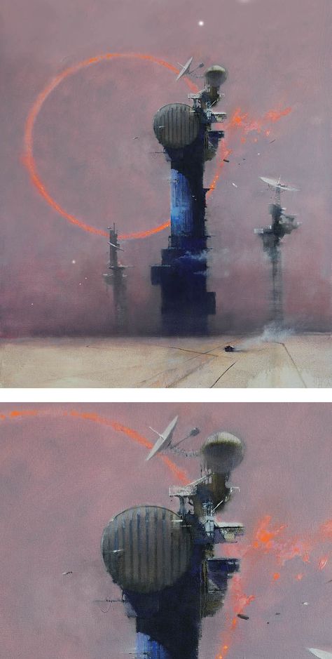 Official website of John Harris: landscape, science fiction and marine artist John Harris Art, John Harris, Marine Artist, Environment Painting, Science Fiction Artwork, 70s Sci Fi Art, Bg Design, Science Fiction Illustration, Spaceship Art