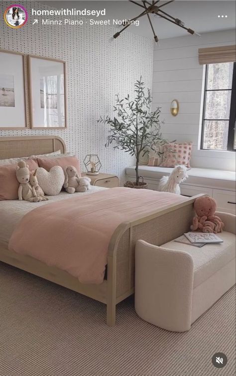 Toddler Bedroom Girl, Big Girl Bedrooms, Bedroom Cozy, Toddler Girl Room, Kids Bedroom Inspiration, Toddler Bedrooms, Big Girl Rooms, Room Inspiration Bedroom, Bedroom Aesthetic