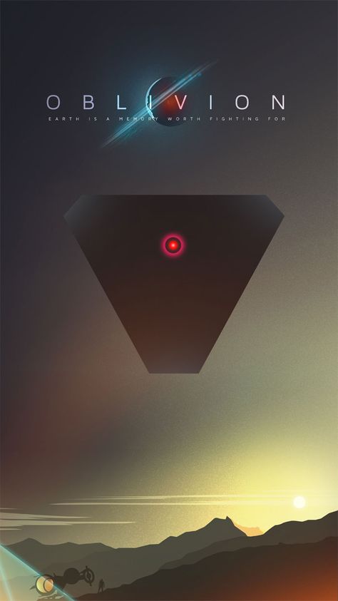 Alternative movie poster for Oblivion by Ciaran Monaghan Oblivion Movie, Arte Alien, Sci Fi Films, Fiction Movies, I Love Cinema, Minimal Movie Posters, Movie Posters Design, Science Fiction Film, Alternative Movie Posters