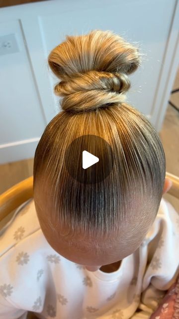 Toddler Updo Hairstyles, Toddler Updo, Kids Updo, Styles For Kids, 5 Minute Hairstyles, Girl Hair Dos, Easy Toddler, Hair Creations, Toddler Hair