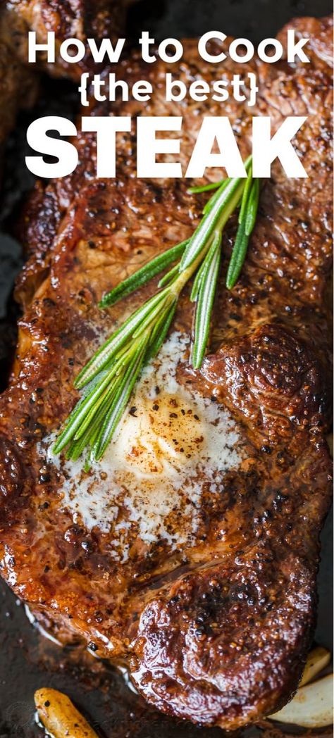 Cooking The Best Steak, Ways To Cook Steak, Steak Dinner Recipes, The Perfect Steak, Pan Seared Steak, Perfect Steak, Best Steak, Ribeye Steak, Steak Dinner