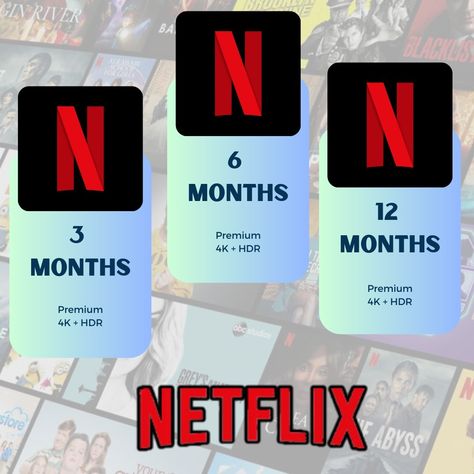 Netflix is ​​a subscription streaming service that allows our subscribers to watch series and movies on an internet-connected device. - Premium Account - 4k + HDR - Better Price #netflix #netflixseries #netflixoriginal Netflix Premium, Netflix Subscription, N Netflix, Live Channels, Tv Services, Netflix Account, 4k Hdr, Streaming Services, Netflix Originals