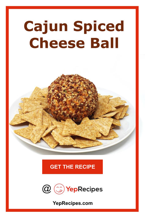 Cajun Spiced Cheese Ball recipe Cajun Cheese Ball, Cheddar Cheese Ball, Cheese Flatbread, Egg Roll Recipes, Cheese Ball Recipes, Cracker Recipes, Egg Rolls, Salsa Recipe, Wing Recipes