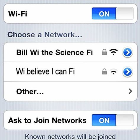 Behold, the World's Funniest WiFi Names Funny Wifi Names, Wifi Names, Blogging Quotes, Outdoors Tattoo, Names Ideas, Celebrities Humor, Comic Relief, Nerd Stuff, Research Report