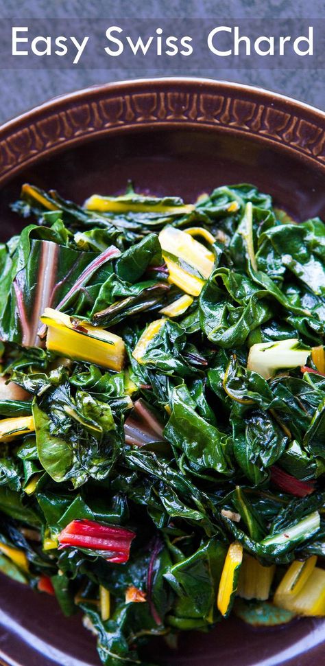 Get More Greens in Your Diet With This Easy Swiss Chard Recipe Chard Recipes Easy, Chard Recipes Healthy, Swiss Chard Recipe, Swiss Chard Recipes Easy, Red Chard, Easy Vegetable Recipes, Swiss Chard Recipes, Chard Recipes, Roasted Radishes