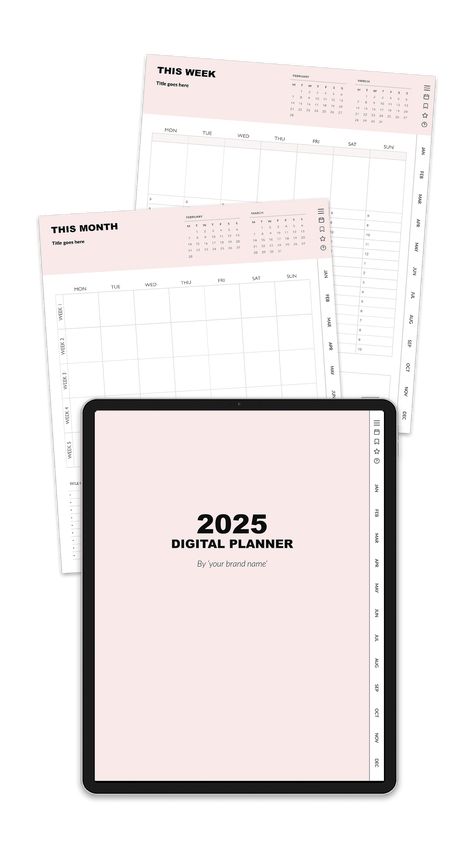 Karla App-Like - PLR Planner Template — The Pink Ink Shop dayplannerprints #plannerlistsideas #notabilityplanner #student_daily_planner_template. Free Printable Weekly Planner Template, Free Weekly Planner Templates, Affinity Publisher, Life Raft, Minimal Planner, Weekly Planner Free Printable, Blank Screen, Weekly Planner Free, Digital Weekly Planner