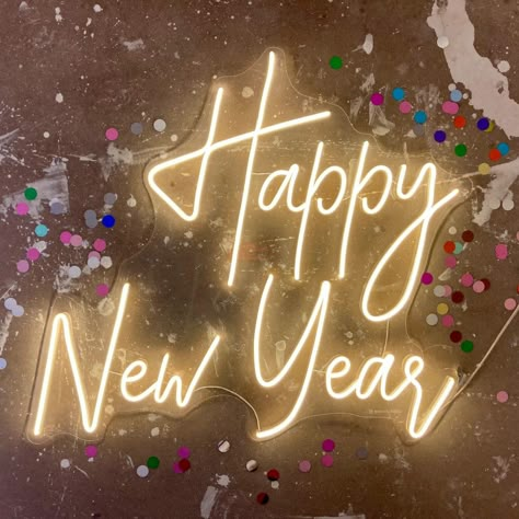 Happy New Year Neon, Selfie Spot, Ig Highlights, Diy Journal Books, Line Art Design, Alphabet Design, New Year Wishes, Makeup Photography, Diy Journal