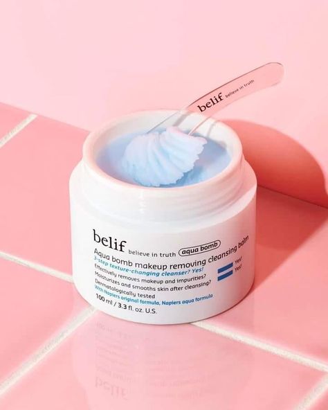 Have you heard the scoop? belif Aqua bomb makeup removing cleansing balm is here to help melt away makeup & SPF. 💧✨ Makeup Removing, Cosmetic Design, Avon Products, Avon Representative, Skin Cleanser Products, Cleansing Balm, Product Photos, Skin Makeup, Makeup Remover