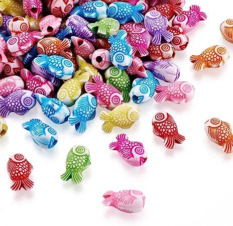 Fish Beads, Pastel Candy, Bird Beads, Color Crafts, Beaded Animals, Craft Accessories, Animal Crafts, Diy Schmuck, Bijoux Diy