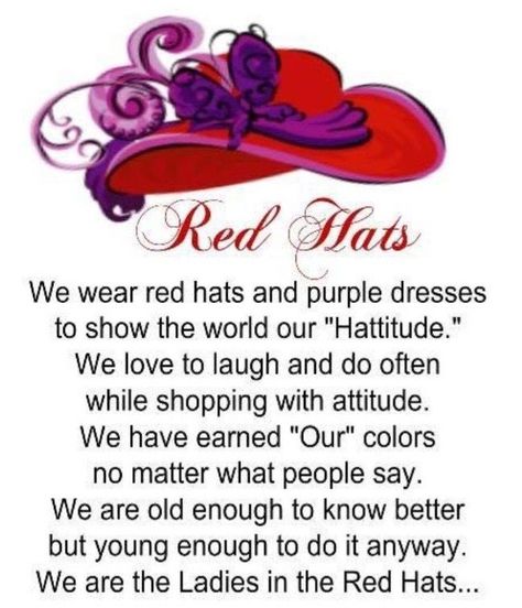 Red Hat Society Fashion, Flamazing Flamingo, Red Hat Party, Hat Pics, Red Hat Club, Nursing Home Activities, How To Make Red, Red Hat Ladies, Hat Club