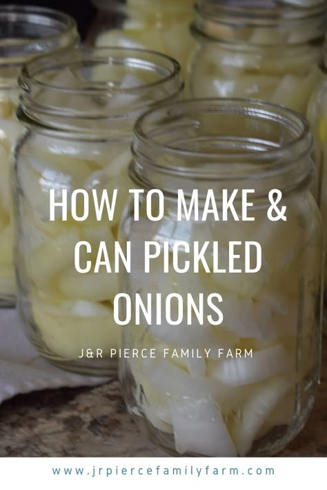 Have a ton of onions to preserve? Try this tantalizing recipe for canned pickled onions!  #howtomakepickledonions #cannedpickledonions #pickledonionsrecipe #onionrecipe #howtocan #canningrecipes #picklingrecipes #foodpreservation Pickled Onions For Canning, Canned Onions Recipe, Canned Pickled Onions, Picked Onions Recipe, Canning Pickled Onions, Canned Onions, Canning Onions, Can Onions, Pickled White Onions