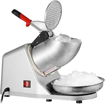 Amazon.com | ZENY Ice Shaver Machine Electric Snow Cone Maker Stainless Steel Shaved Ice Machine 145lbs Per Hour: Ice Crushers Shaved Ice Machine, Dual Blades, Instant Ice, Snow Cone Maker, Snow Cone Machine, Ice Shavers, Best Shave, Snow Cone, Kitchen Machine