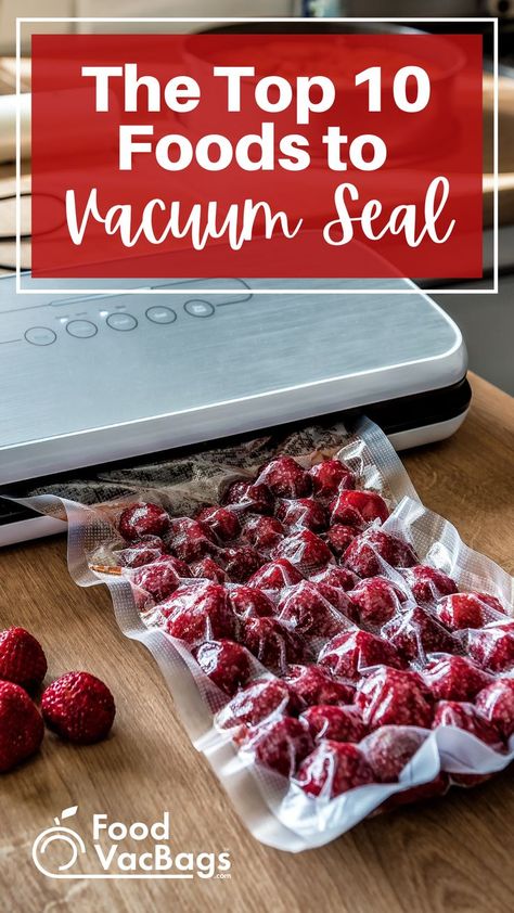 Vacuum sealing is a great way to save money, reduce food waste, and preserve the freshness of your favorite foods. It's a game-changer when it comes to meal prep and snacking, and it's a must-try for anyone who loves to cook and eat delicious food! Food Saver Hacks, Freezing Food Guide, Vacuum Sealing Food, Food Saver Vacuum Sealer, Freezer Dinners, Amazing Food Hacks, Vacuum Food Sealer, Freezer Burn, Food Saver