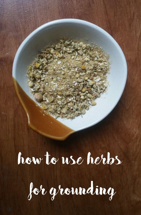 Feeling flighty? Use these grounding herbs to calm and balance yourself. Herbs For Grounding, Herbal Garden, Flower Remedies, Benefits Of Organic Food, Diy Herbal Remedies, Harvesting Herbs, Natural Inspiration, Herbal Plants, Dr Sebi