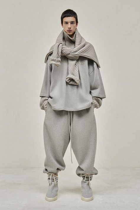 Fear of God ESSENTIALS Winter 2024 Collection | Hypebeast Jerry Lorenzo, Football Tee, Fear Of God Essentials, Futuristic Fashion, Next Fashion, Football Tees, Fear Of God, Winter 2024, 2024 Collection