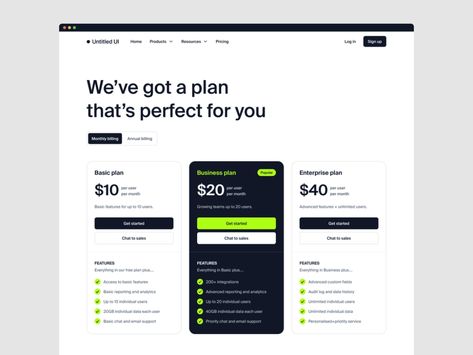 Website Design Pricing, Web Design Pricing, Ui Design Principles, Card Ui, Modern Website Design, App Interface Design, Slide Presentation, Pricing Table, Shopify Website Design