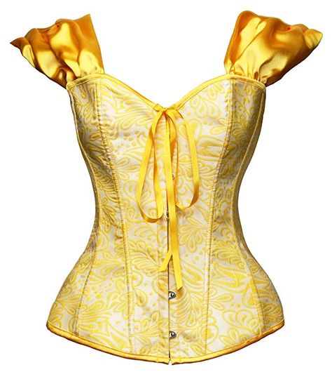 Bslingerie Womens Halloween Snow White Bustier Corset Top (X-Large, Yellow (Belle)) Halloween Snow White, Princess Belle Costume, Belle Halloween, Yellow Corset, Belle Outfit, Disney Princess Costumes, White Bustier, Princess Halloween Costume, Belle Costume