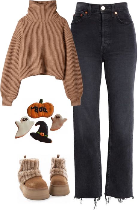 autumn Sunday morning Outfit | ShopLook Autumn Sunday Morning, Sunday Morning Outfit, Morning Outfit, October Outfits, Patch Outfit, Thanksgiving Outfit Ideas, Cute Thanksgiving Outfits, What To Wear Fall, Thanksgiving Outfit Women