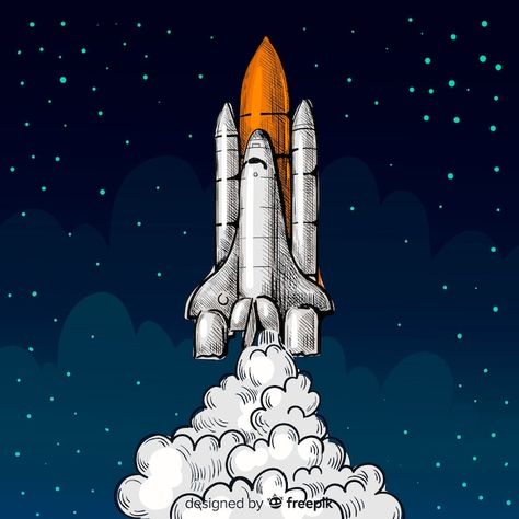 Spaceship Background, Rocket Drawing, Spaceship Drawing, Math Wallpaper, Creative Art Activities, Rangoli Designs Photos, India Painting, Rocket Design, Space Drawings