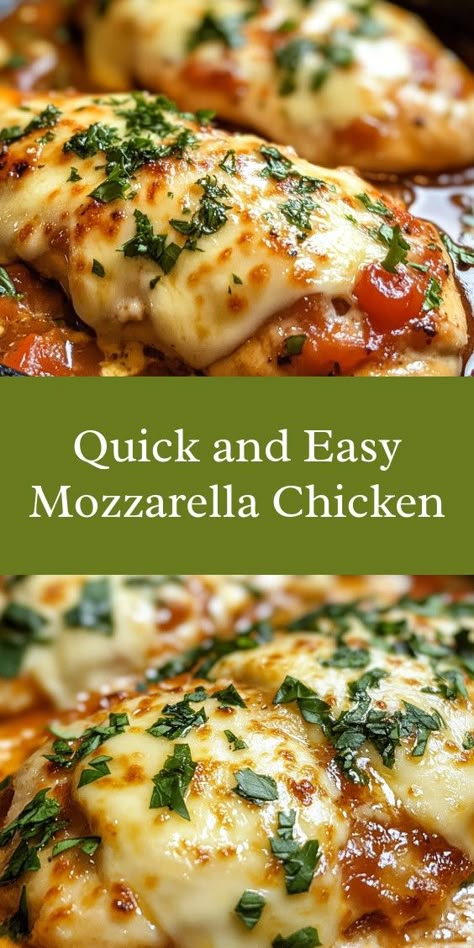 As I prepared the mozzarella chicken on a cozy Sunday, laughter filled the kitchen with my partner and kids. The aroma brought back cherished family gatherings, making it a comforting ritual that turned an ordinary day into a delightful celebration. Easy Mozzarella Chicken, Dinner With Fresh Mozzarella, Fresh Mozzarella Chicken Recipe, Mozzarella Dinner Ideas, Stuffed Mozzarella Chicken, Masseyas Dinner Favs, Mozzarella And Chicken Recipes, Dinner With Mozzarella Cheese, Recipes With Fresh Mozzarella Slices