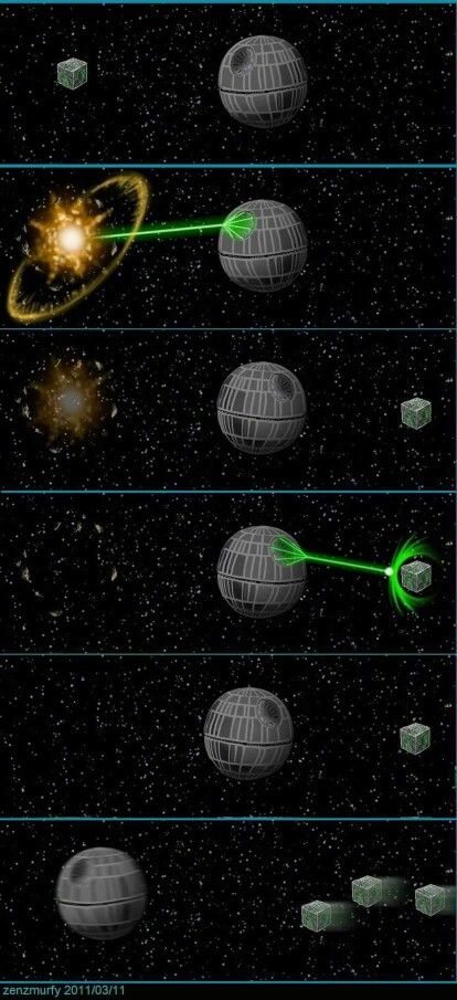 Deathstar vs Borg cube Scifi Ideas, Borg Cube, Funny Skits, Star Trek Borg, Star Treck, Star Wars Gif, Star Trek Funny, Star Trek Images, Star Trek Art