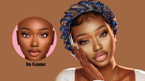 Shana Herring + Face Mask | ClaiKim Sim on Patreon Sims 4 C Face, Sims 44 Cc Skin, Sims 4 Cc High Life, Sims 4 Cc Full Face Presets, Sims 4 Cc Face Skin, Sims4 Urban Traits, Facemask Sims 4 Cc, Sims 4 Urban Skin Details, Sims 4 White Skin