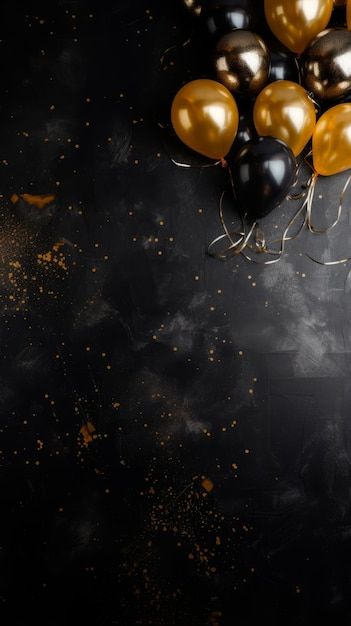 Новогодний фон в социальных сетях с копировальным пространством Black Birthday Design, Birthday Wallpaper Backgrounds Design, Birthday Invitation Background Design, Birthdays Background, Wallpaper Birthday Backgrounds, Background Design For Birthday, Birthday Background Images For Editing, Birthday Background For Men, Birthday Background Design Party Ideas