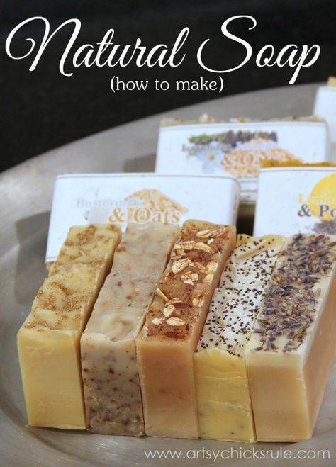 All Natural Soap Making - HOW TO TUTORIAL - artsychicksrule.com  #allnaturalsoap #soapmakingtutorial Natural Soap Making, Soap Making Tutorials, Savon Diy, Bars Of Soap, Săpunuri Handmade, All Natural Soap, Homemade Bath, Momma Bear, Homemade Soap Recipes