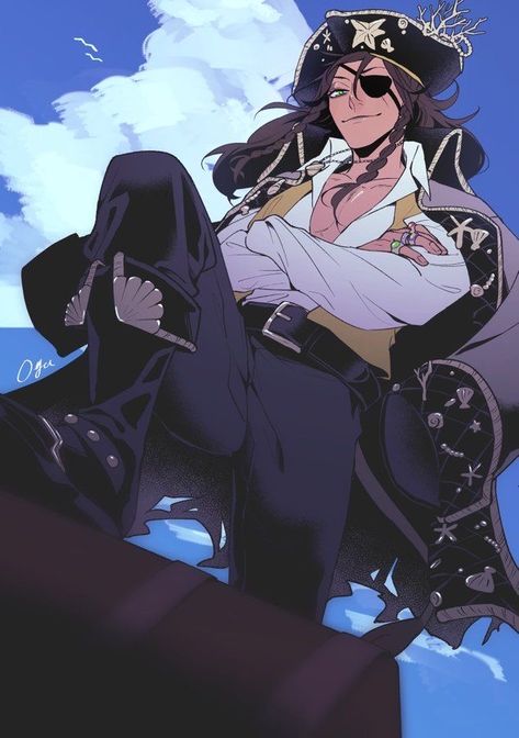 One Piece Oc Male Pirate, One Piece Oc Male, Male Pirate, Anime Pirate, One Piece Oc, Pirate Boy, Pirate Art, 영감을 주는 캐릭터, Anime Oc