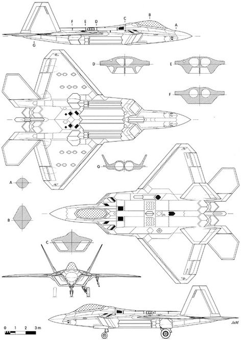 F22 Raptor Blueprint, F22 Blueprint, Airplane Blueprints, Airplane Illustration, Fighter Planes Jets, Game Background Art, B 52 Stratofortress, Godzilla Wallpaper, F22 Raptor