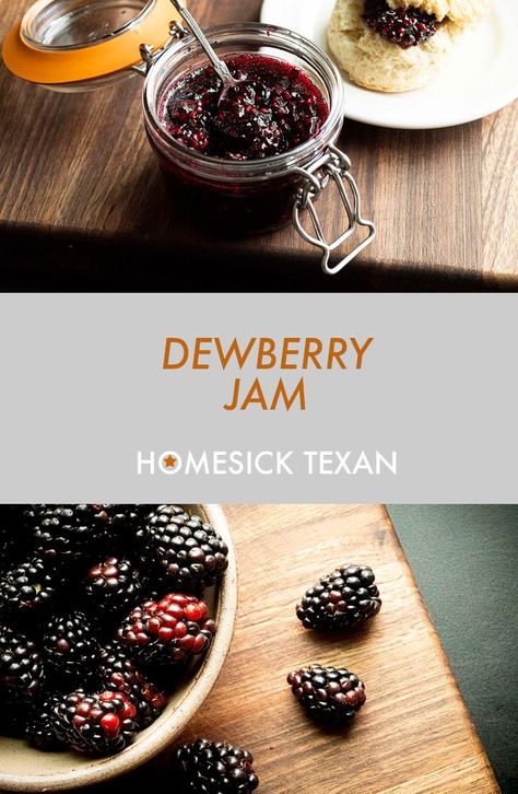 Dewberry jam | Homesick Texan Dewberry Jam Recipe, Dewberry Recipes, Texas Recipes, Vegan Sauce Recipes, Wild Blackberries, Homesick Texan, Texas Spring, Lemon Bread, Texas Food