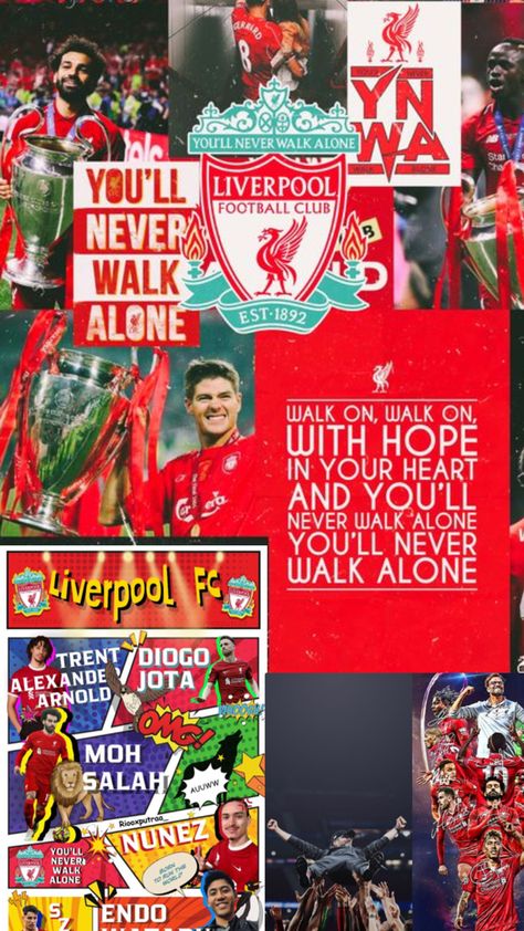 You'll Never Walk Alone, Liverpool Football Club, Liverpool Football, Walking Alone, Liverpool Fc, Walk On, Football Club, Liverpool, Collage