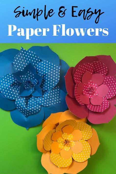 How to Make Large Paper Flowers Tutorial - DIY Paper Flowers#partydecorations #party #paperflowers Paper Flowers Tutorial, Diy Paper Flowers Tutorial, Large Paper Flowers Diy, Free Paper Flower Templates, Nursery Wedding, Paper Flower Centerpieces, Paper Flowers Diy Easy, Diy Paper Flowers, Make Paper Flowers