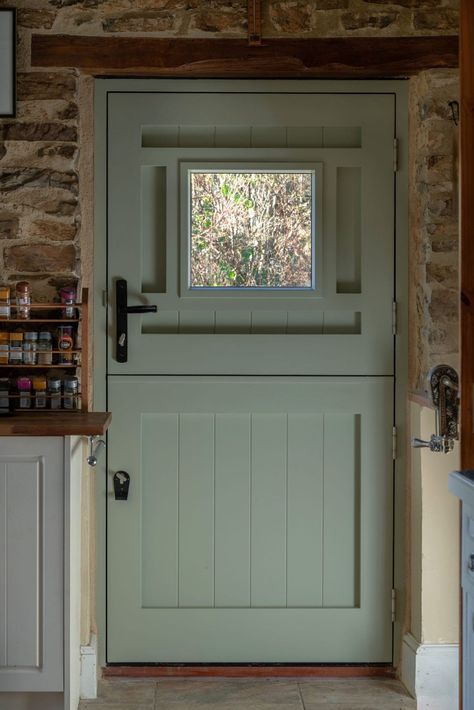 Stable Doors | Nathan McCarter Joinery Stable Door Kitchen, Writers Cabin, Stable Doors, Cottage Door, Door Crafts, Room Extensions, Fire Places, Stable Door, Nursery Room Design