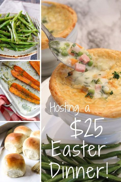 Easter Dinner Sides, Dinner Hosting, Hosting Easter, Easter Dinner Party, Easy Easter Dinner, Lunch On A Budget, Dinner Suggestions, Easter Lunch, Easter Menu