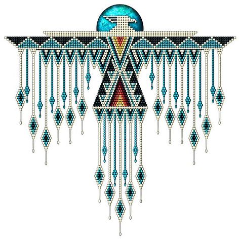 Seed Bead Designs, Owl Mandala, Native Designs, Native American Beadwork Patterns, Native Beading Patterns, Native American Patterns, Art Perle, Beadwork Designs, Native American Beaded Earrings